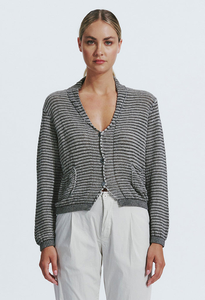 Knit Cardi - Grey