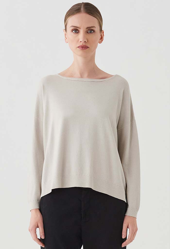 Knit  Sweater - Oyster
