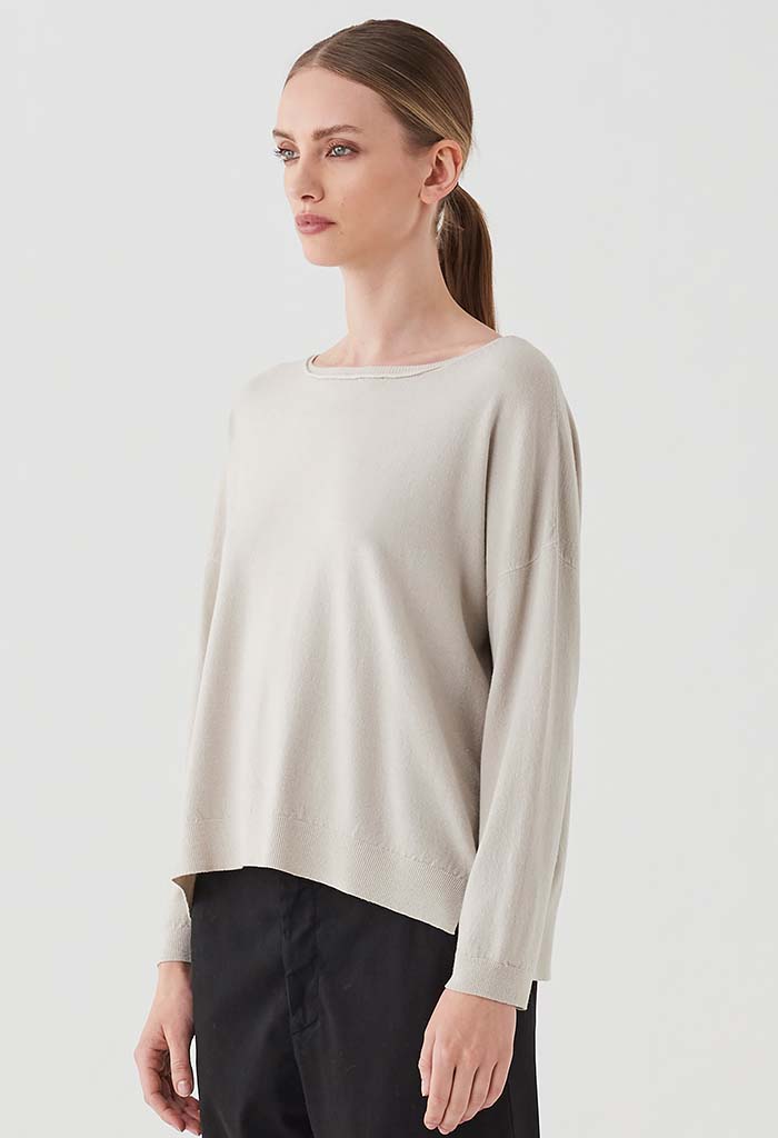 Knit  Sweater - Oyster