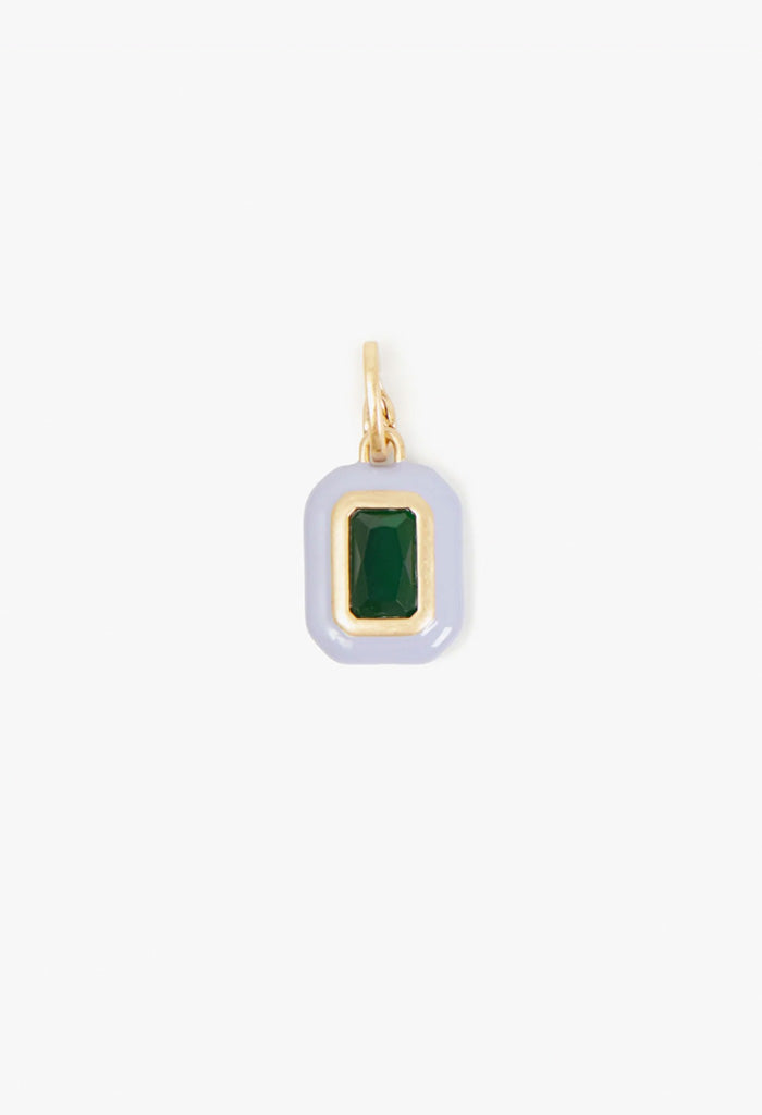 La Colorblock Gemme Charm - Lavender