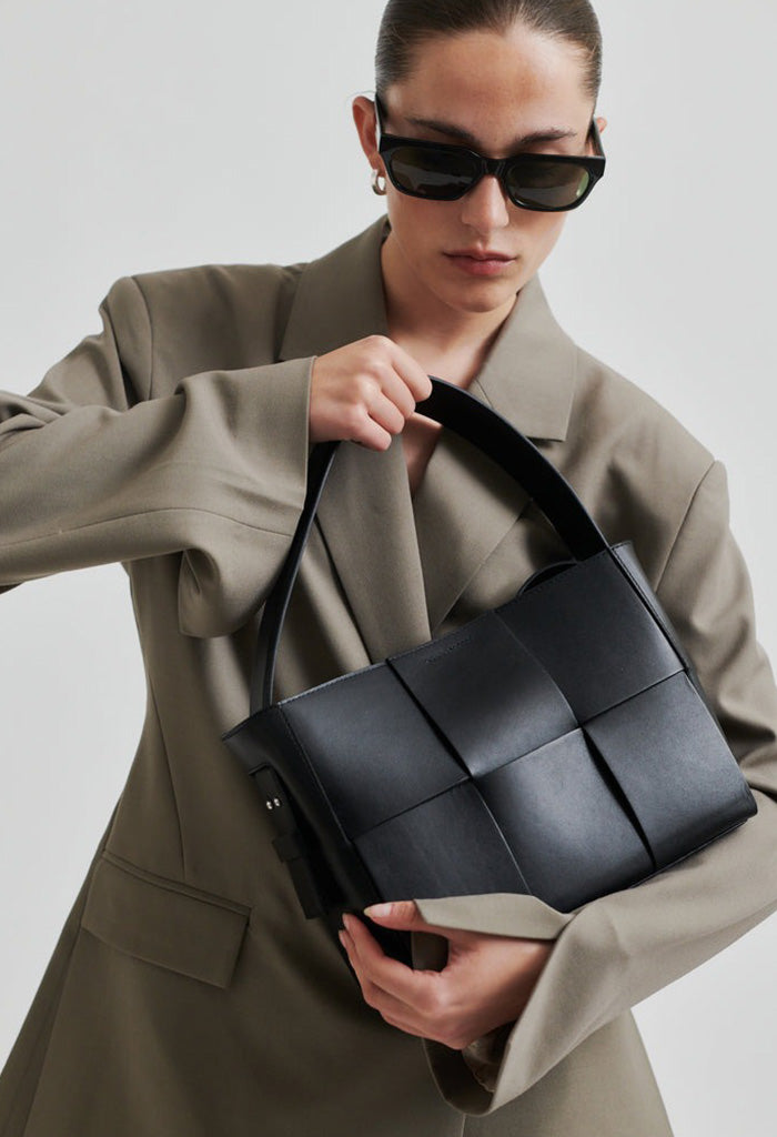 Leabra Leather Bag - Black
