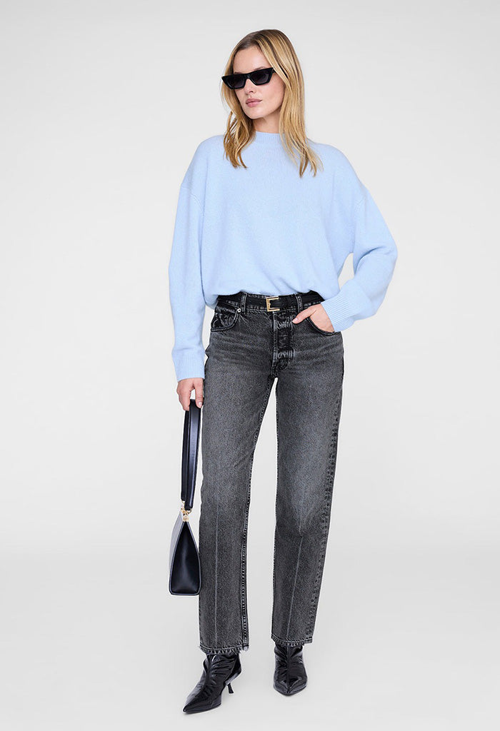 Lee Crew Sweater – Pale Blue