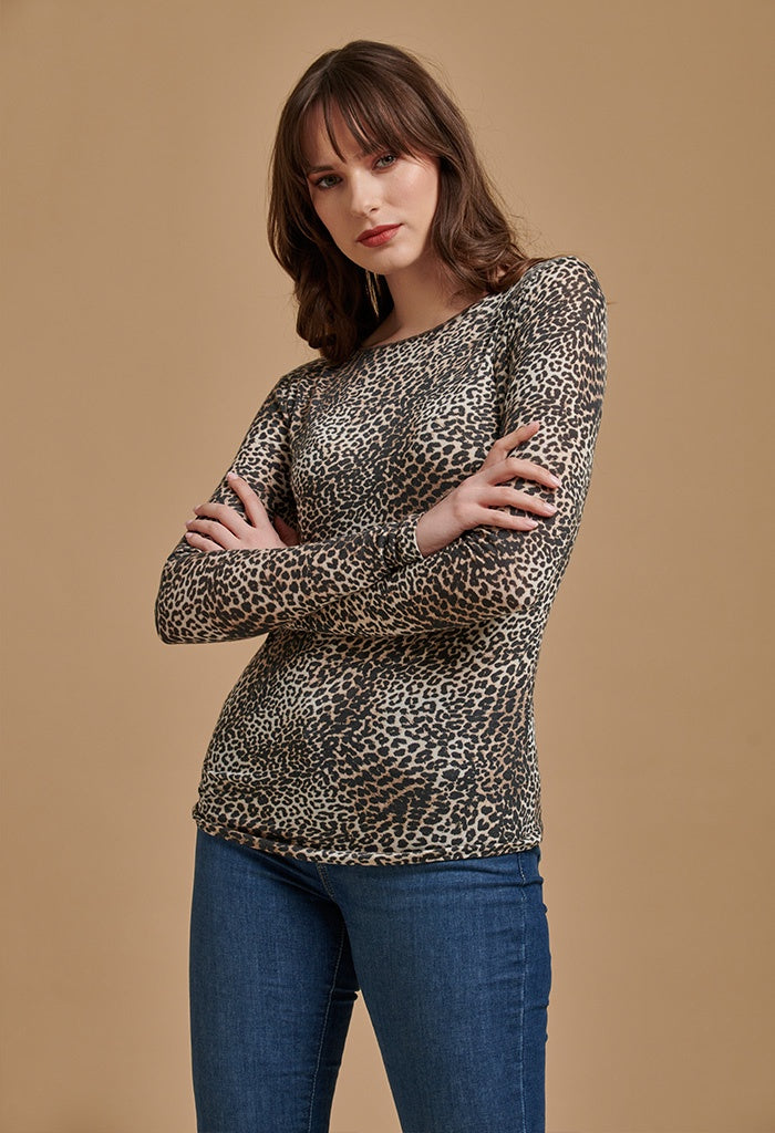 Leopard Long Sleeve Top