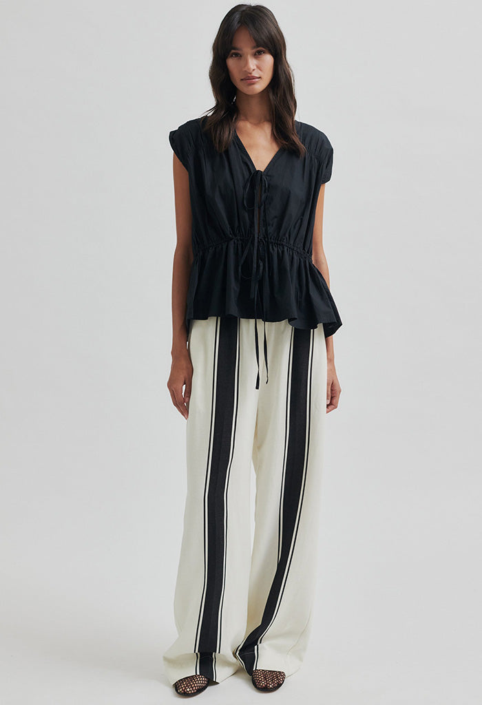 Lie Trousers - White Alyssum