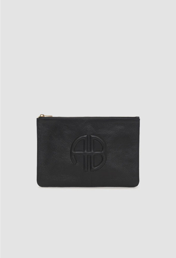 Lili Pouch - Black Pebbled