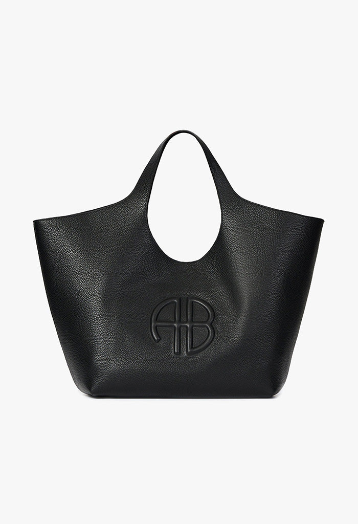 Lili Tote - Black Pebbled