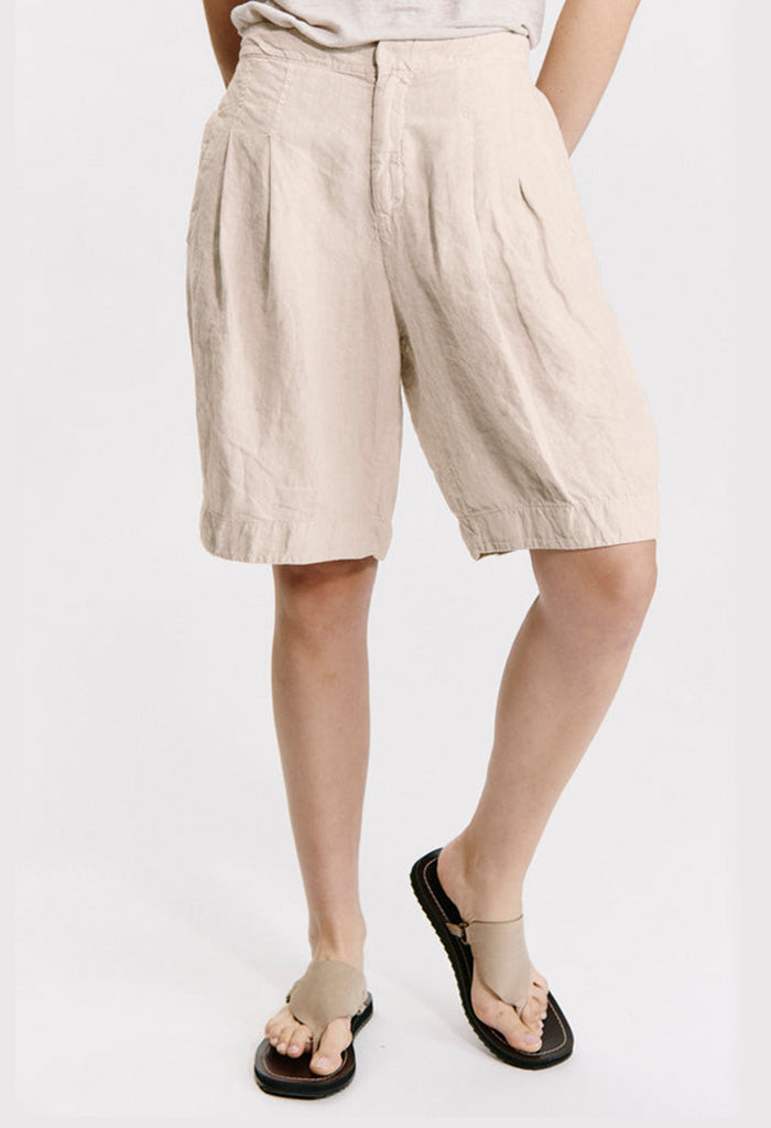 Linen Short - Sand