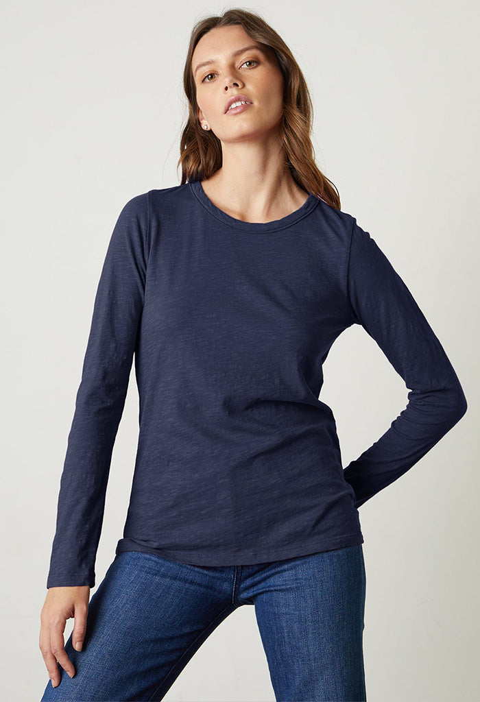 Lizzie Long Sleeved Top - Midnight