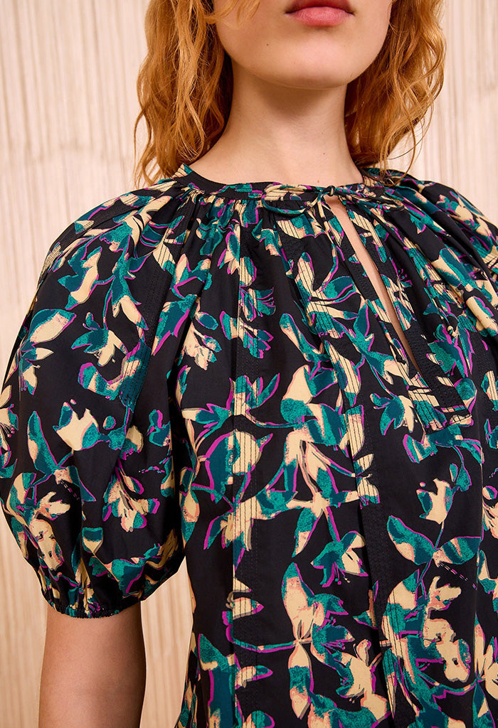 Loli Short Sleeve Blouse - Kaleidoscope