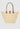 Lou Tote Monogram - Natural With Cognac