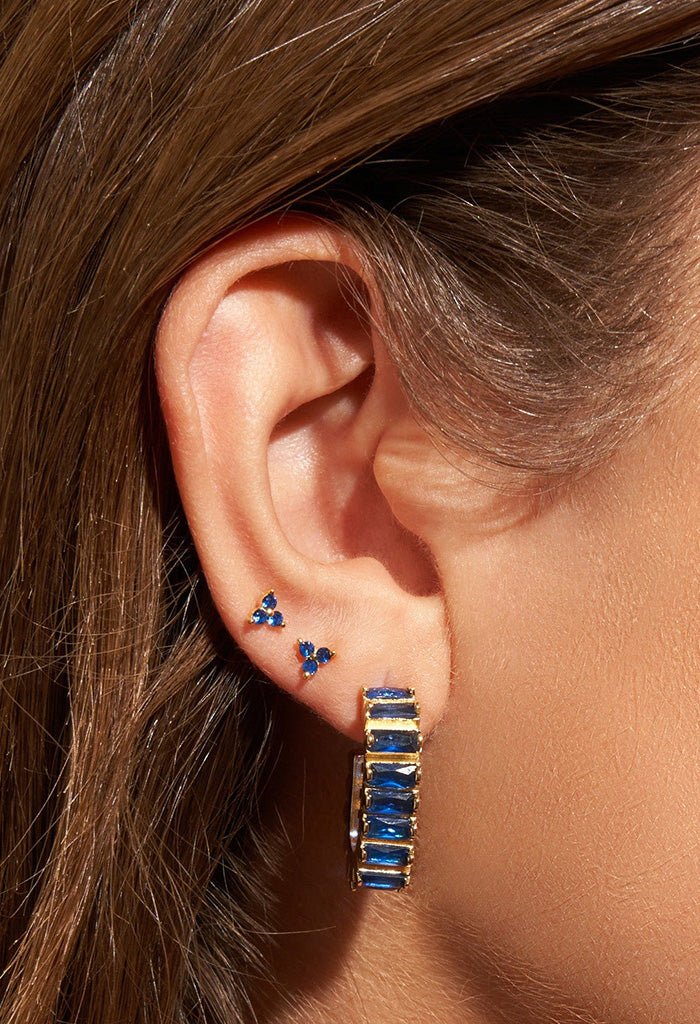 Lumin Earrings - Sapphire