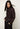 Manita Cropped Leather Jacket - Prune