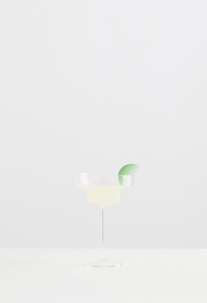 1 Margarita Glass - Clear/Green