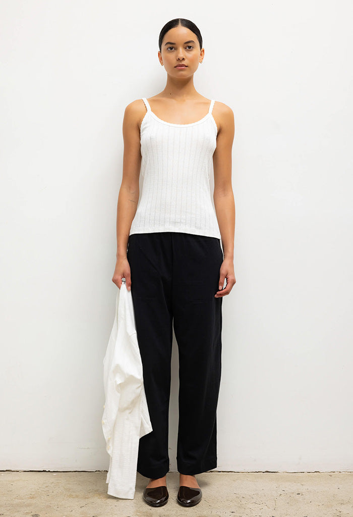 Margo Tapered Pocket Pant - Black