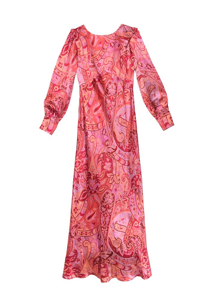 Marni Dress - Grace Paisley Magenta