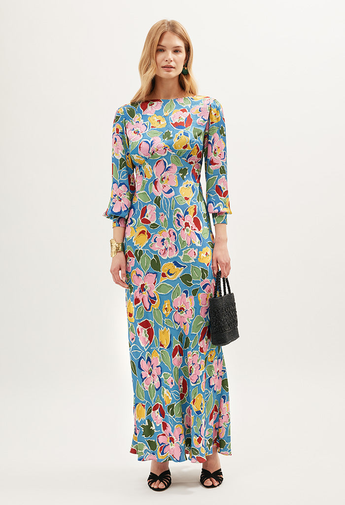 Marni Dress - Jeannie Bloom Sky