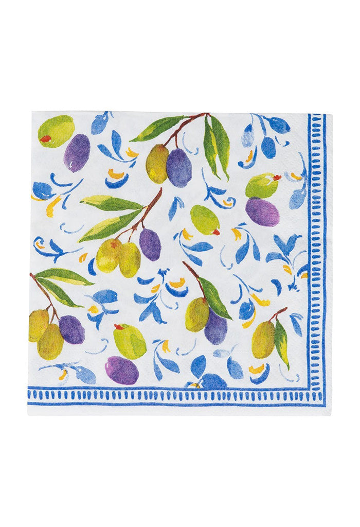 Mediterranean Blue Luncheon Napkins