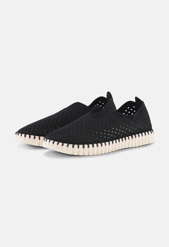 Microfiber Tulip Shoe Lower Sole - Black