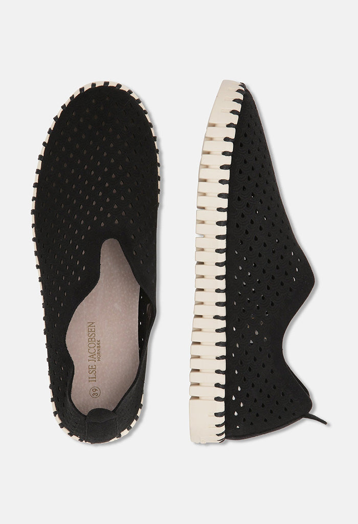Microfiber Tulip Shoe Lower Sole - Black