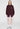 Miles Oversized Sweatshirt Letterman - Dark Burgundy