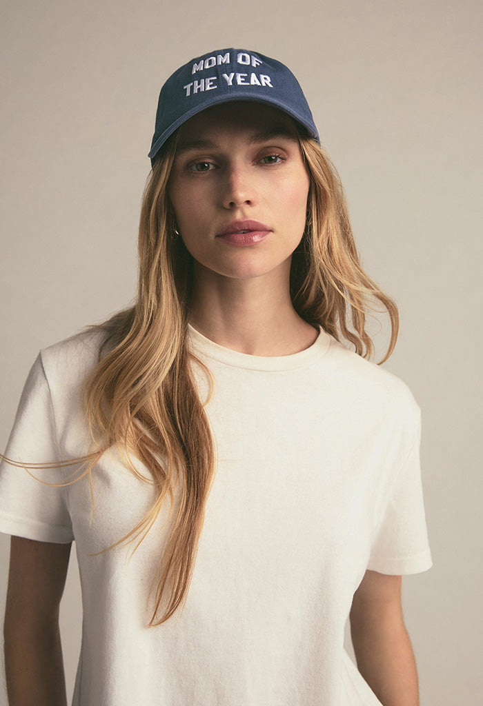 Mom Of The Year Baseball Hat - Navy