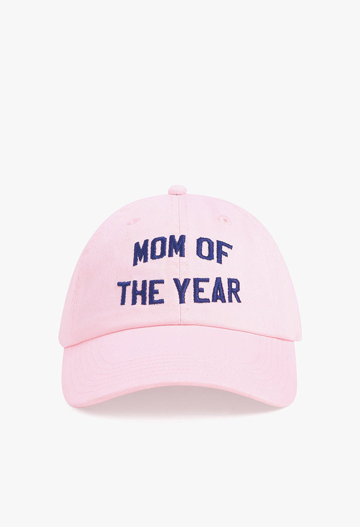 Mom Of The Year Baseball Hat - Pink