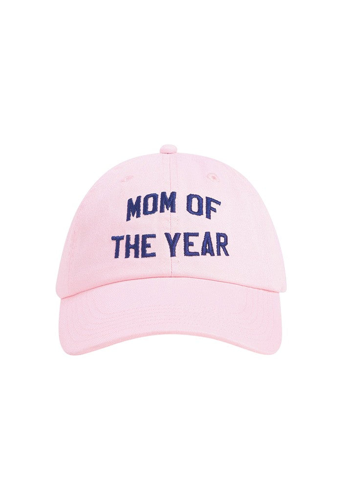 Mom Of The Year Baseball Hat - Pink
