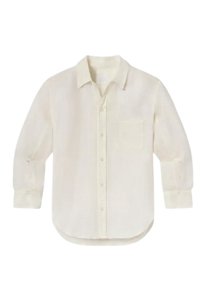 Kayla Shrunken Shirt - Vanilla