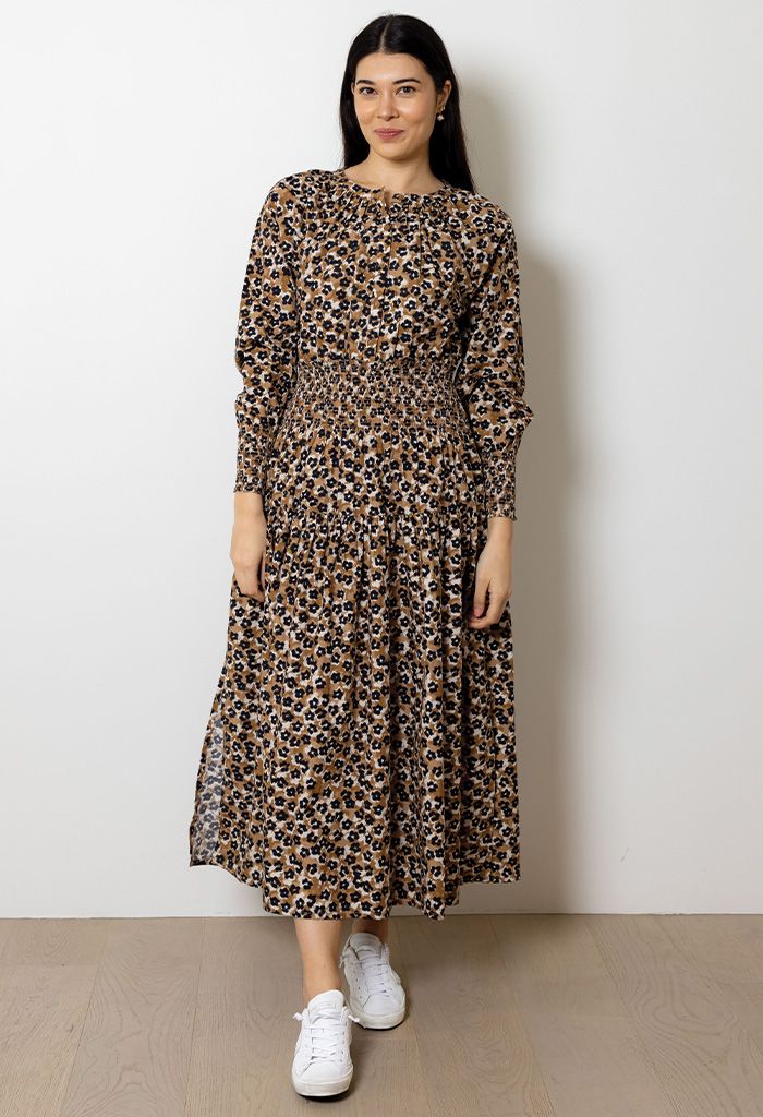 La Ventura Maxi Dress - Leopard Bouquet