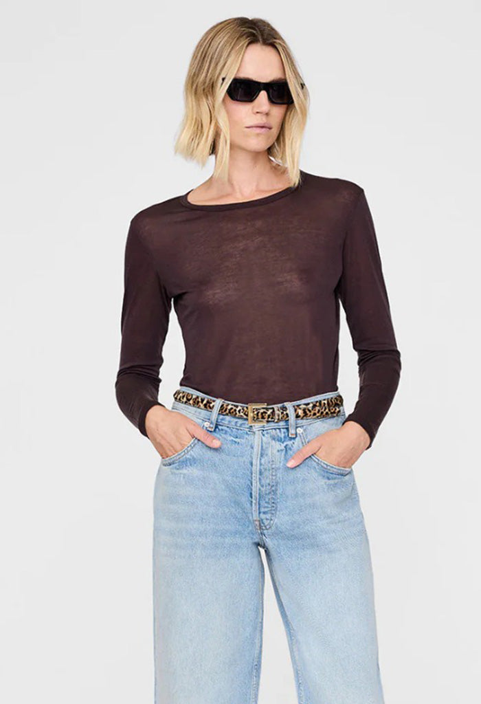 Nicola Belt - Leopard Calf Hair
