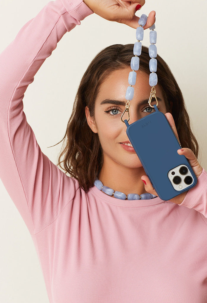 Ocean Breeze Phone Wristlet - Gold