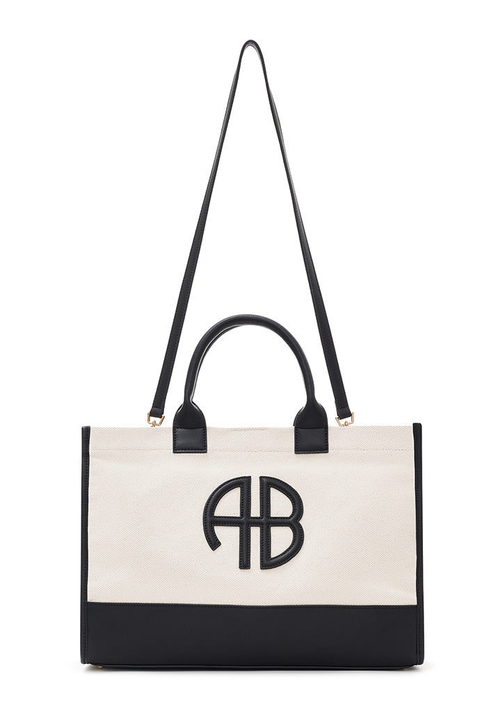 One Medium Lara Tote - Natural Canvas
