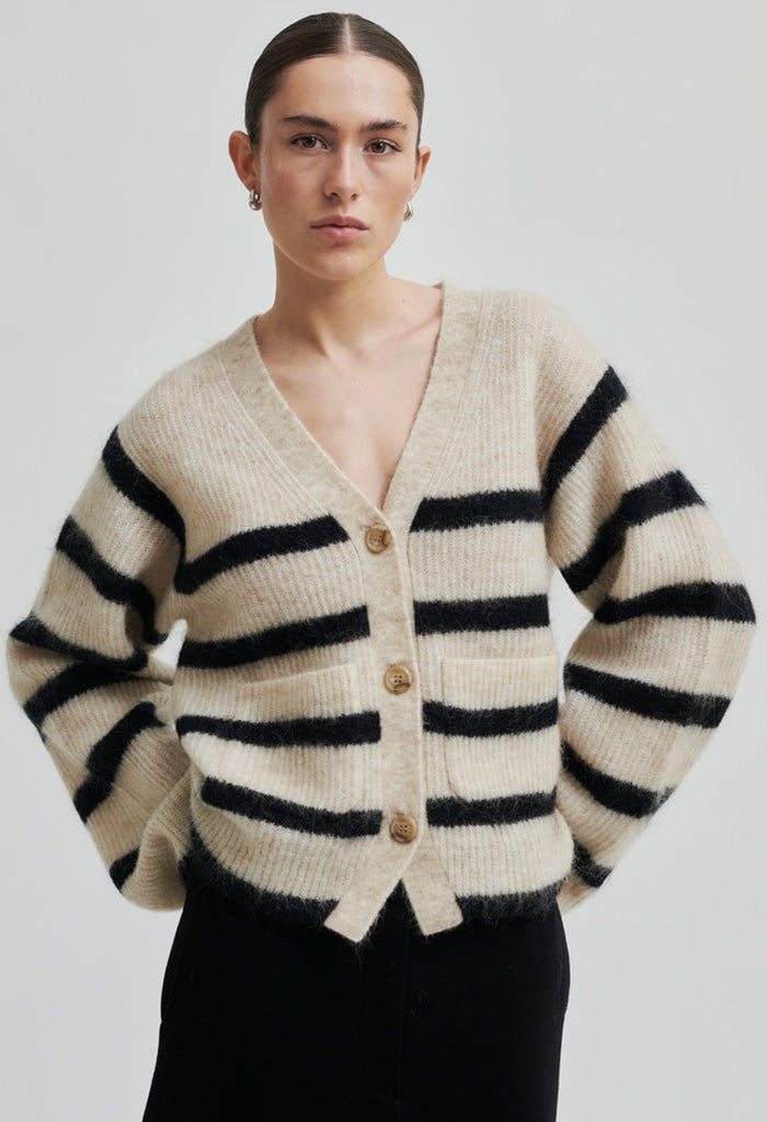 Ovalis Knit Wide Sleeve Cardigan - Brazilian Sand