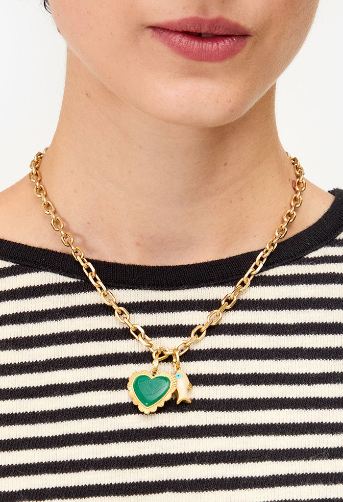 Pearl Sardine Charm