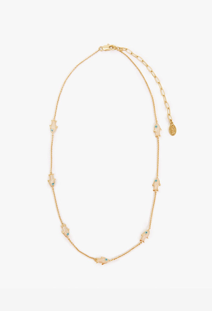 Petite Pearl Sardine Charm Chain