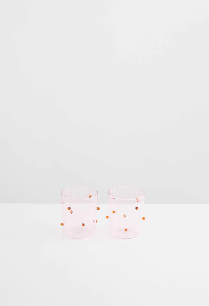 Pomponette Gobelets - Pink/Amber