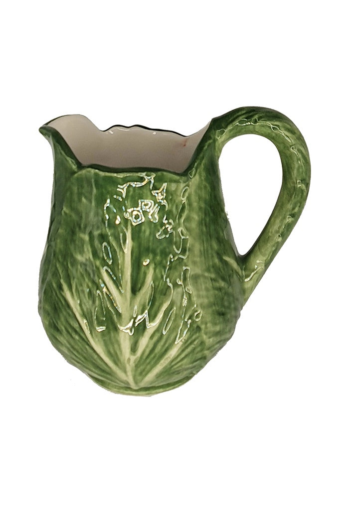 Radicchio Ceramic Decorative Jug - Green