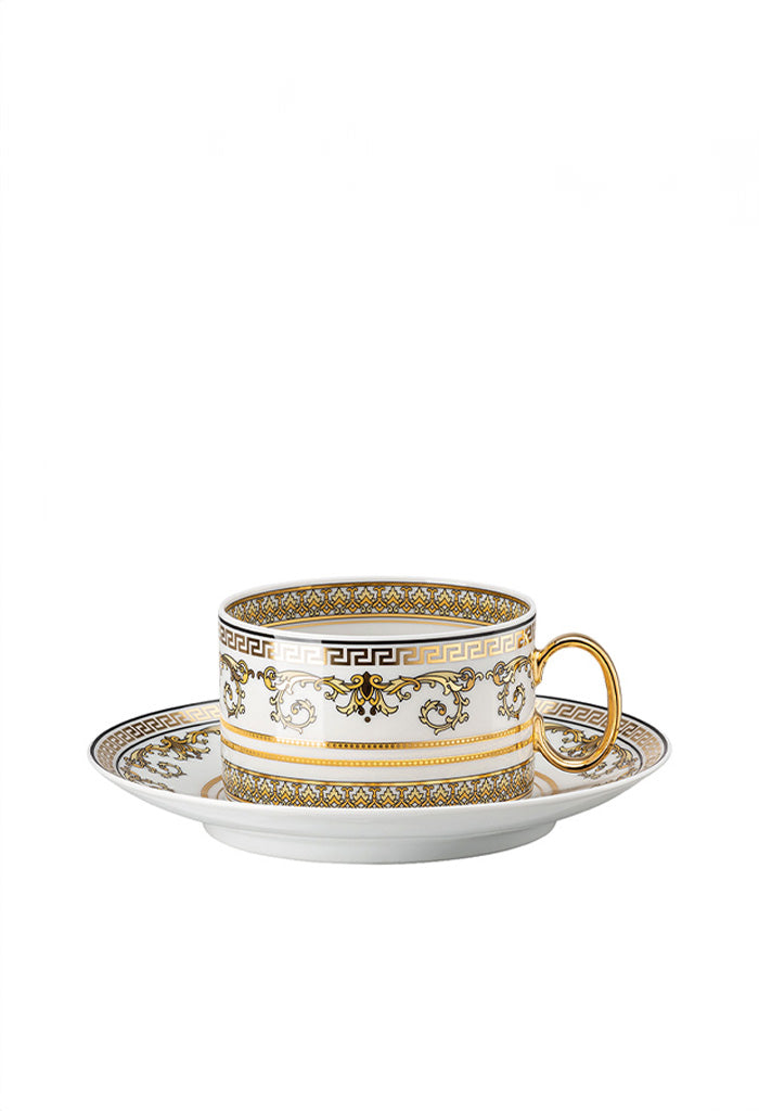 Cup & Saucer 4 Low White