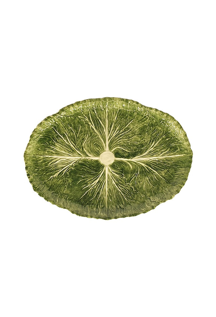 Radicchio Ceramic Platter - Green