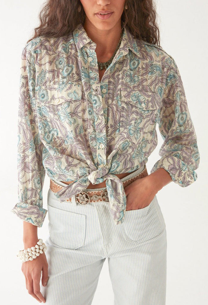 Ramona Blouse - Purple Paradise