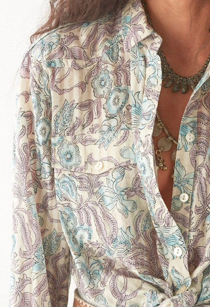Ramona Blouse - Purple Paradise