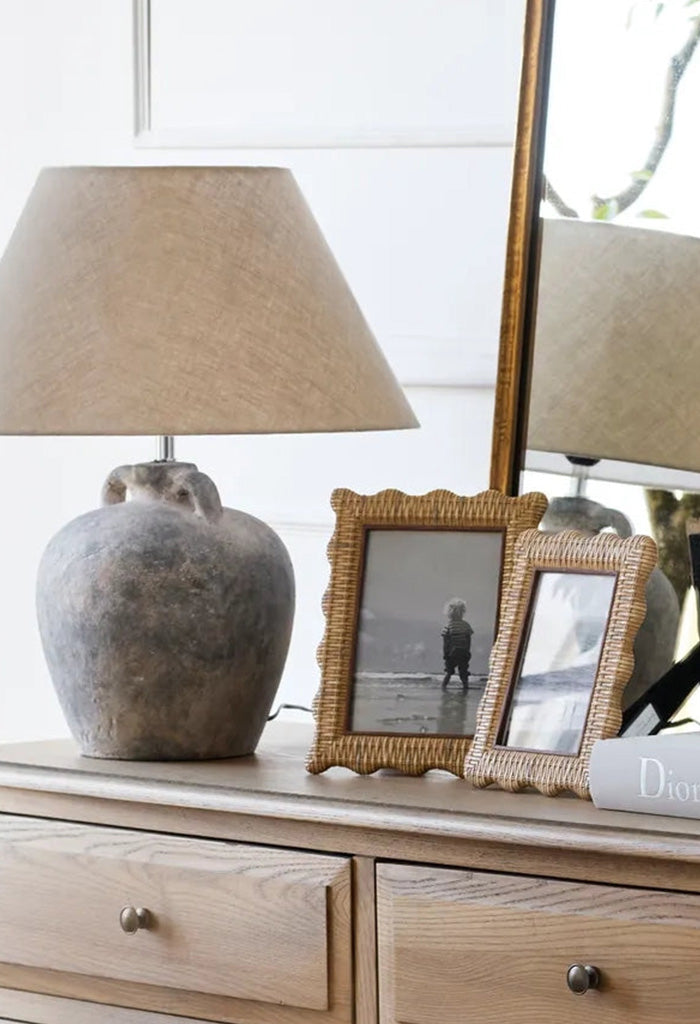 Rattan Wavy Photo Frame - 4x6