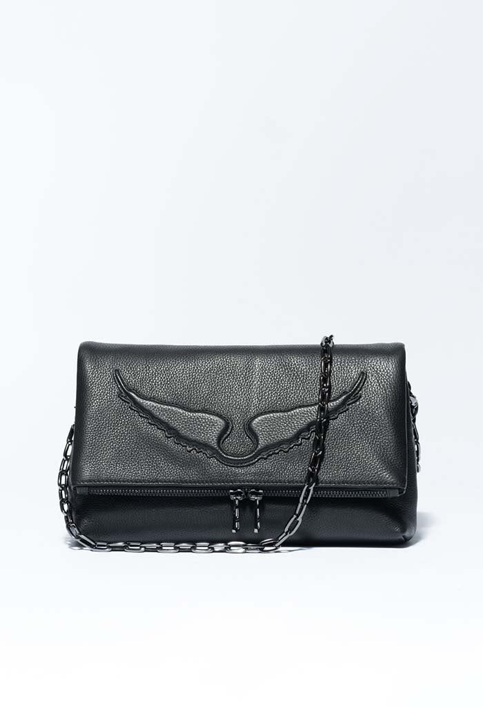 Rocky Wings Grained Leather - Noir