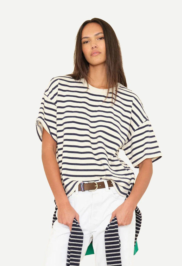 Romeo Tee - Natural Stripe