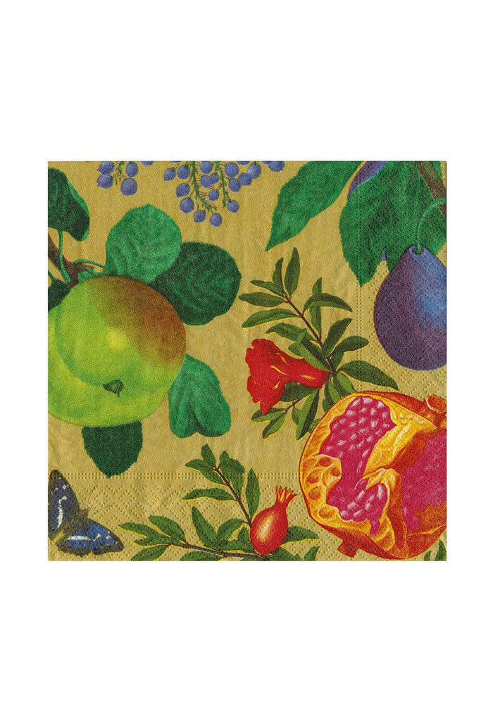 Royal Orchard Gold 2 Luncheon Napkins