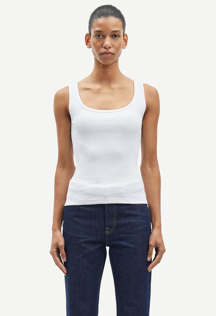Saamanza Tank Top - White