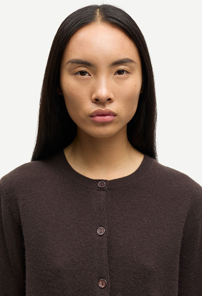 Saboston Cardigan - Black Coffee