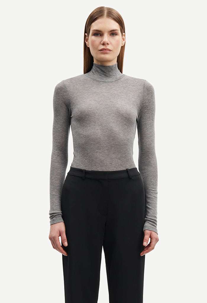 Sadou T-N T-Shirt - Grey Mel