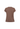Brown Cotton mos mosh short sleeved T-shirt with round neckline 