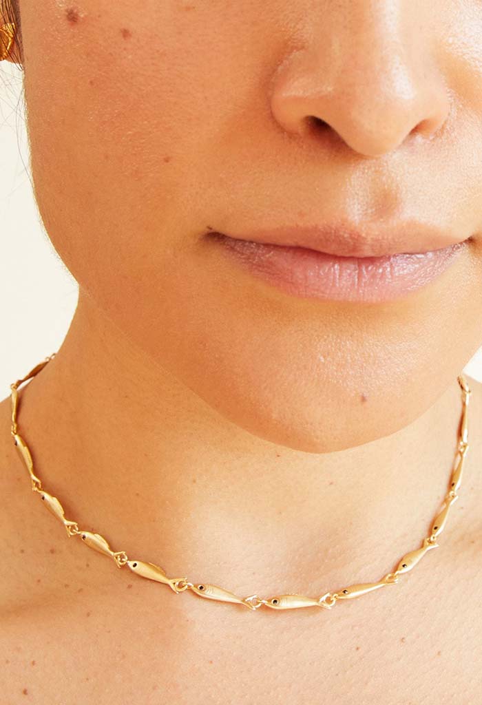 Sardine Link Necklace - 16"
